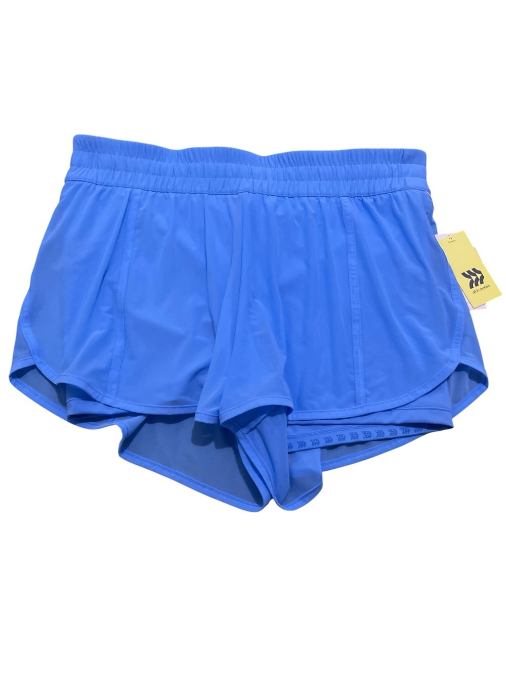 Women's Mid-Rise Mesh Run Shorts 3" - All In Motion™ Blue L